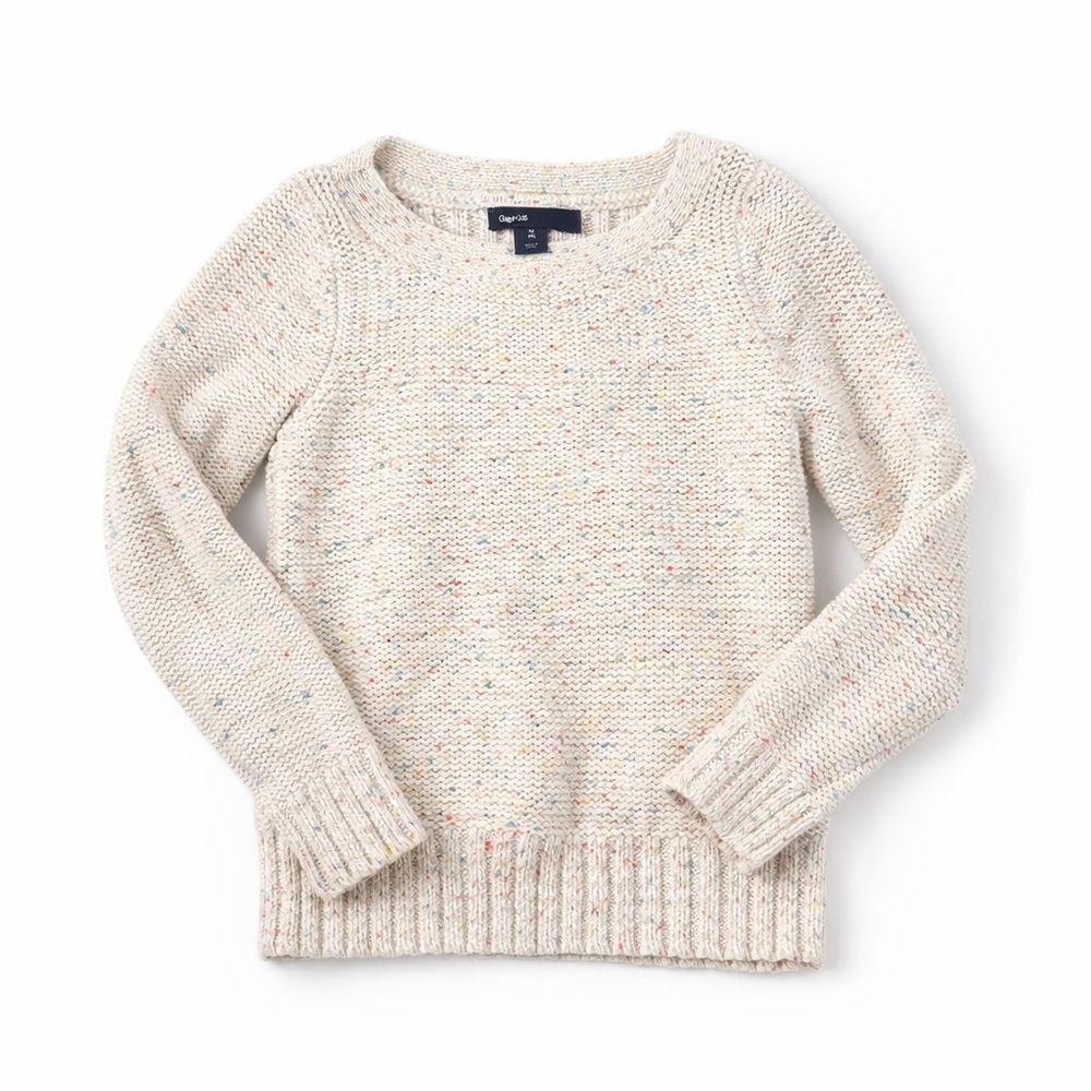 GAP Girls Confetti knit Sweater Sz M (8-9)